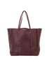 Everyday Tote, &pound;395, Handbags, Burgundy, Leather, Front view